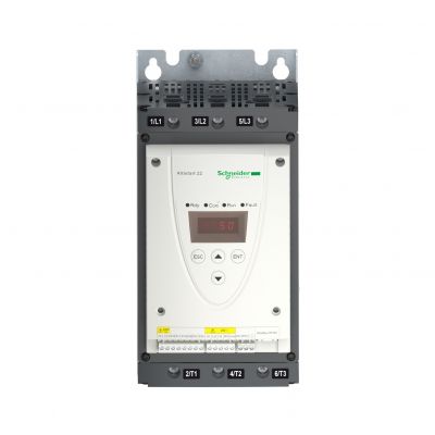 Układ łagodnego rozruchu ATS22 3 fazowe 230/440VAC 50/60Hz 45kW 88A IP20 ATS22D88Q SCHNEIDER (ATS22D88Q)